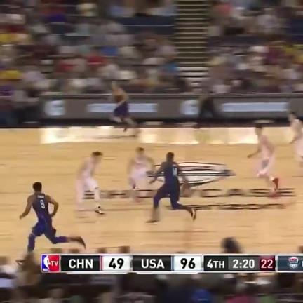 这天赋真顶不住！德罗赞此前面对中国男篮，险上演360度转体隔扣