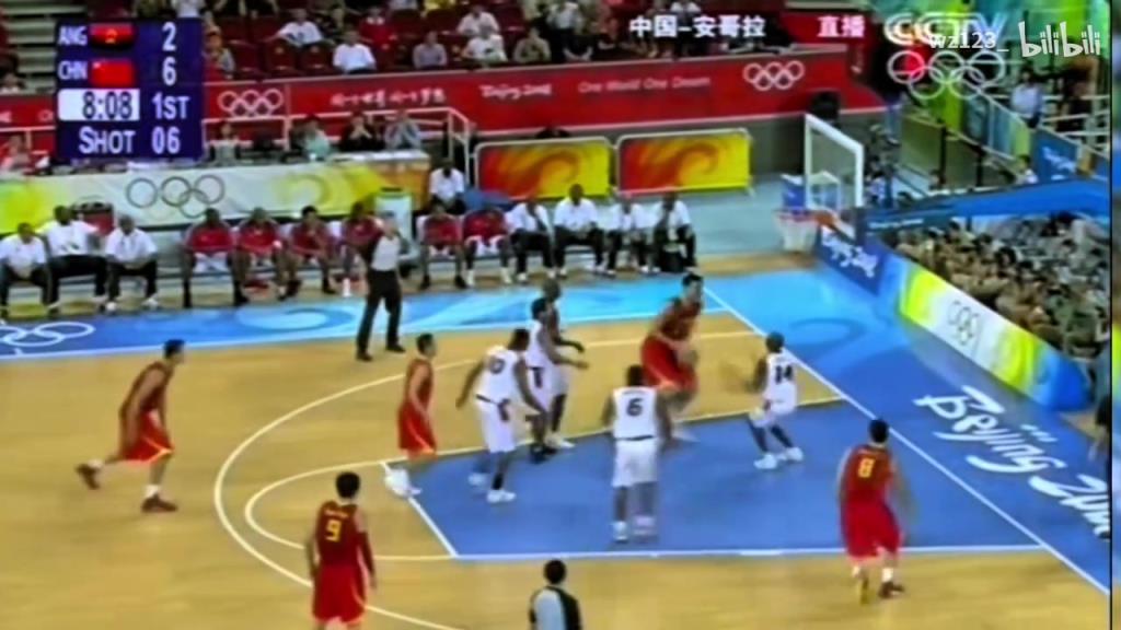 我们曾经也有超级巨星！巅峰姚明08奥运会狂砍30分轻取安哥拉！