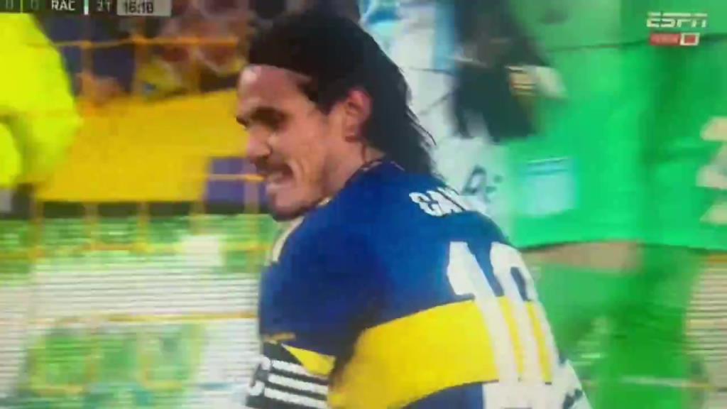 博卡球迷崩溃了！卡瓦尼上演惊天空门不进