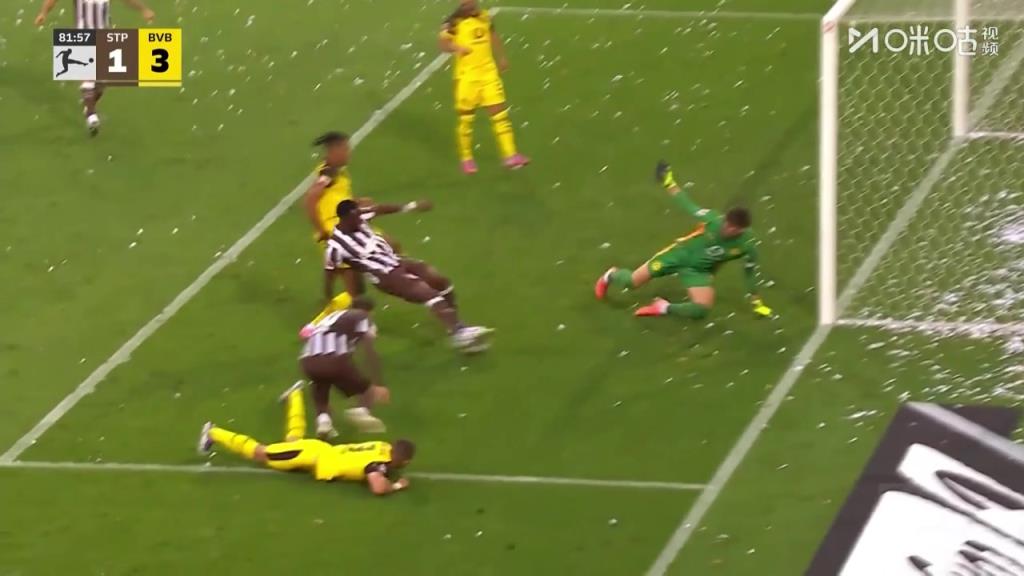 【集锦】德甲-吉拉西破门+失点 多特3分钟连丢2球3-3圣保利