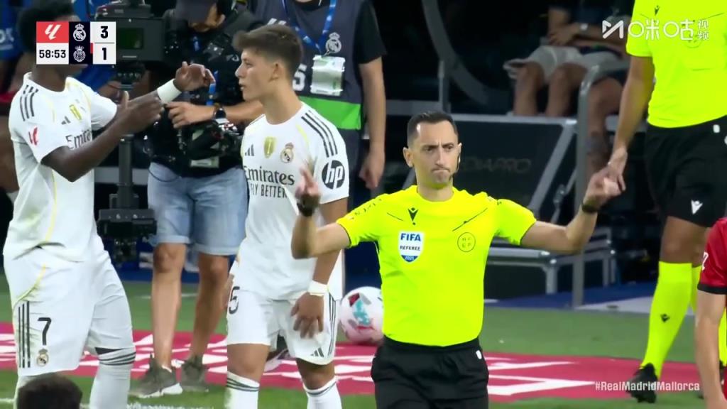 皇马进球叒被吹！居勒尔门前补射破门！VAR判罚手球在先进球无效