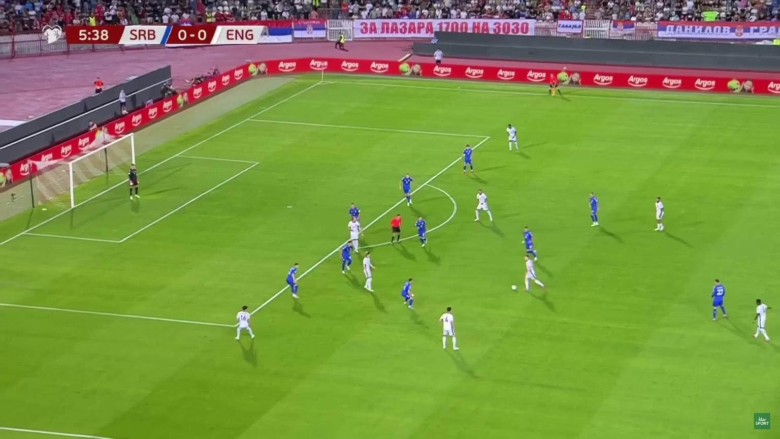 【集锦】世预赛-凯恩破门格伊传射 英格兰5-0十人塞尔维亚