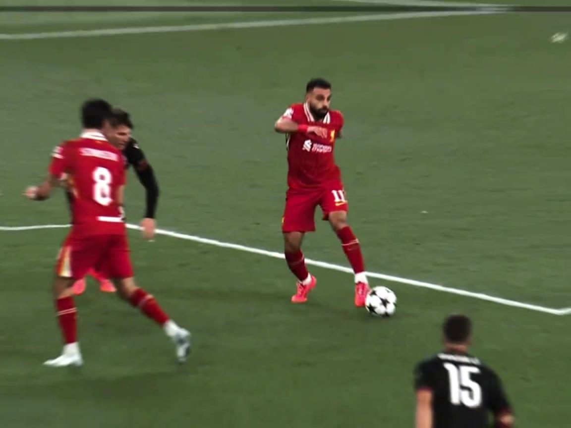 不可阻挡！萨拉赫右路内切左脚兜射死角破门！