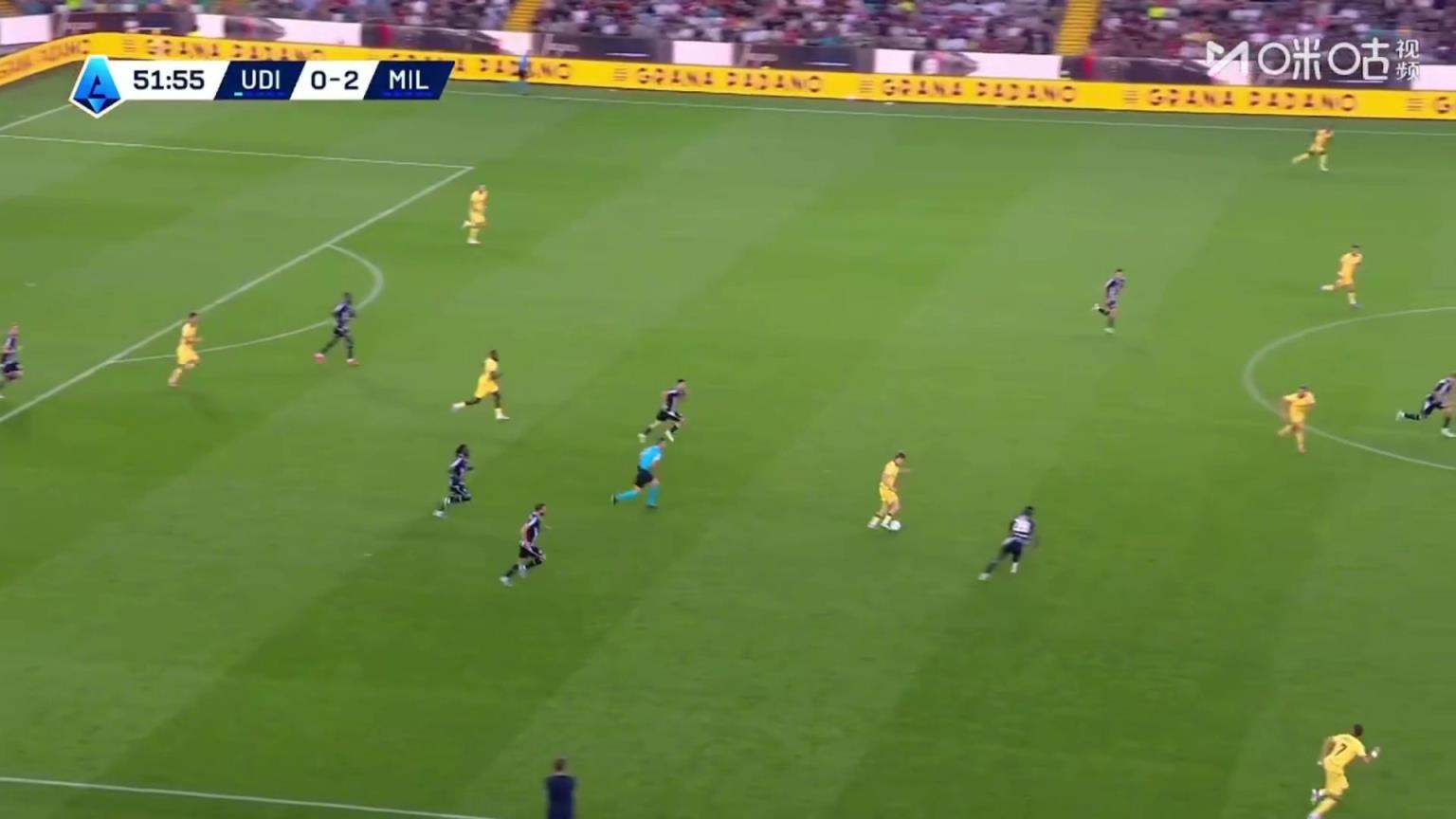 米兰3-0领先！拉比奥特送助攻，普利西奇小角度打门得手